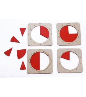 Dodatkowe ramki do ułamków- 4 szt